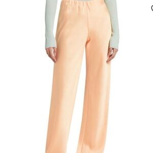 Vince Light Peach Wide-Leg Pants